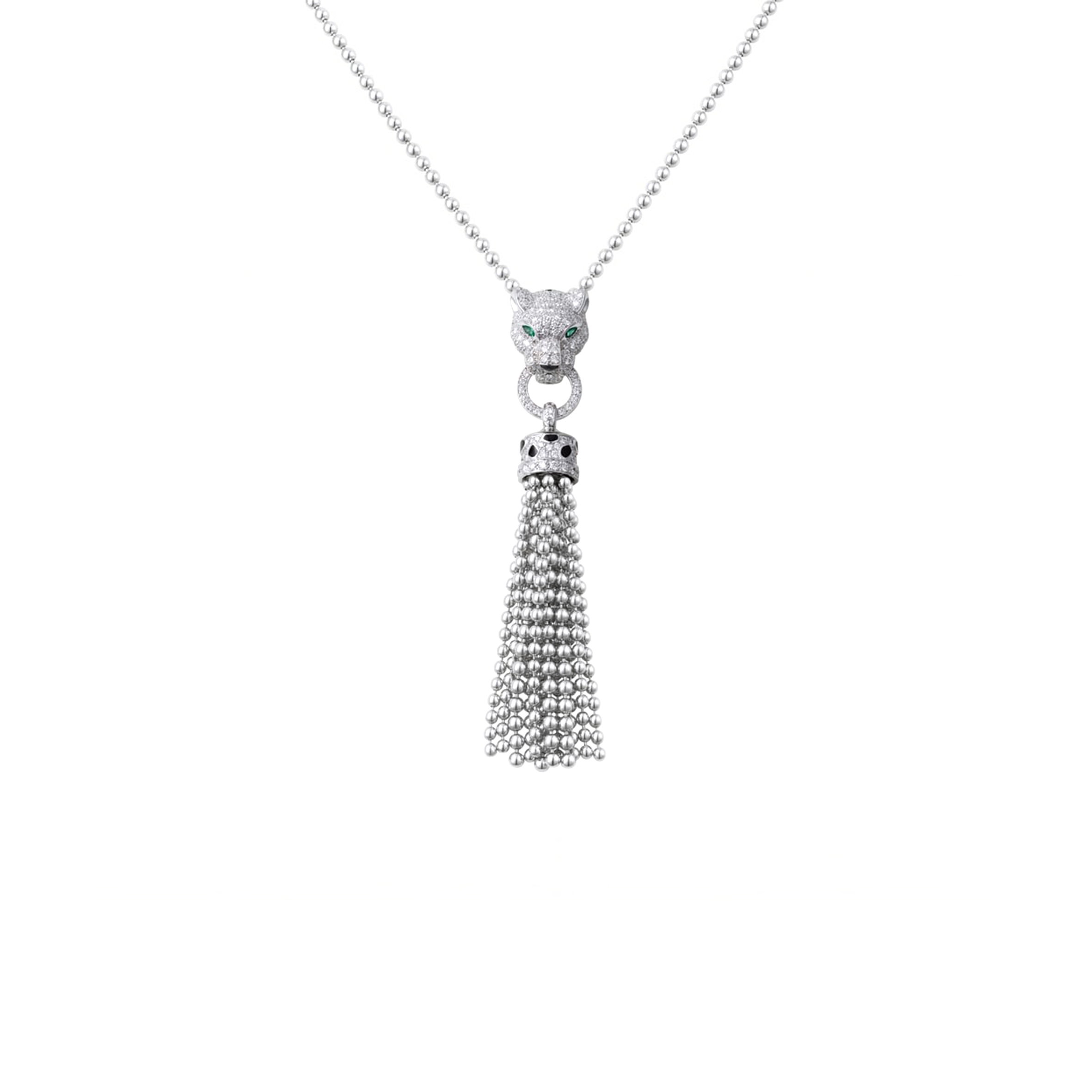 Ca*t*er panthÈre white gold de Ca*t*er necklace n7424122